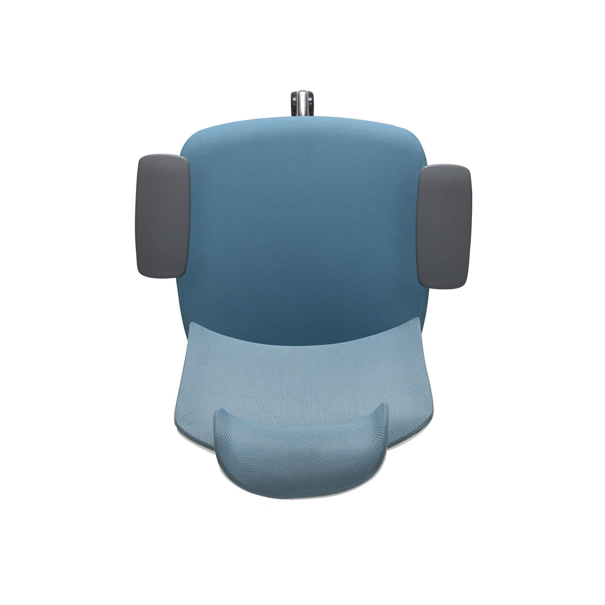 Poise Pro High Back Mesh Chair- White and Blue