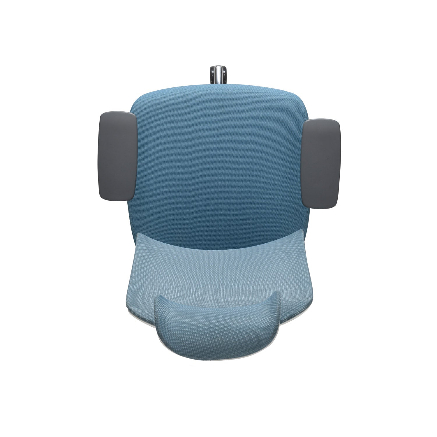 Poise Pro High Back Mesh Chair- White and Blue