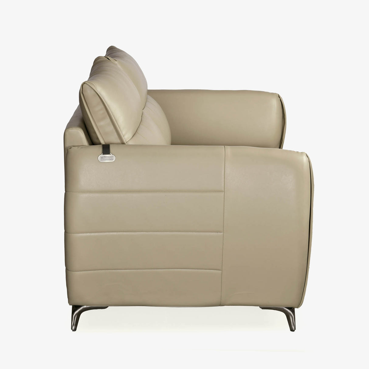 Infinia 2 Seater Leatherette Sofa- Beige
