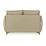 Infinia 2 Seater Leatherette Sofa- Beige