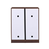 Rova Engineered Wood Shoe Cabinet (Walnut)