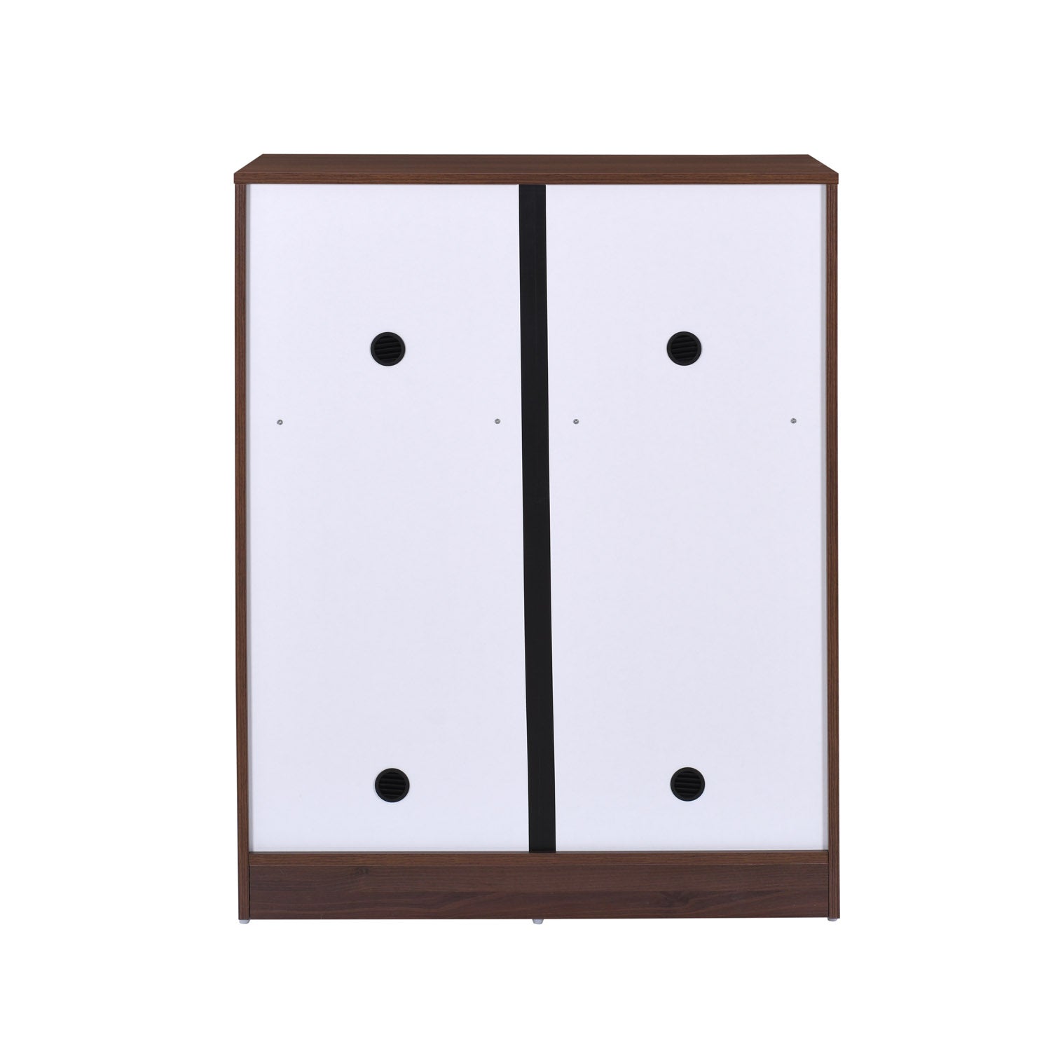Rova Engineered Wood Shoe Cabinet (Walnut)