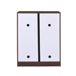 Rova Engineered Wood Shoe Cabinet (Walnut)