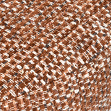 Sola textured Fabric Lounge Chair- Rust Brown