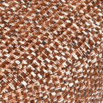 Sola textured Fabric Lounge Chair- Rust Brown