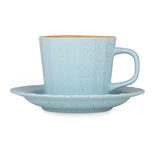 Porcelain Cup & Saucer Set of 6- Blue