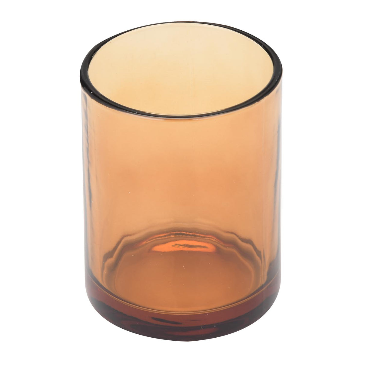 Glass Bath Accessory Set Sleek- Yellow