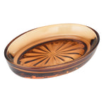 Glass Bath Accessory Set Sleek- Yellow