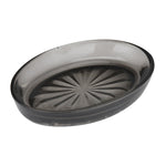 Glass Bath Accessory Set Sleek- Black
