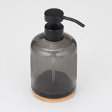 Glass Bath Accessory Set Sleek- Black