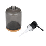 Glass Bath Accessory Set Sleek- Black