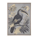 Toucan Bird Wall Painting- Black
