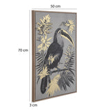 Toucan Bird Wall Painting- Black