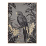 Parrot Wall Painting- Black