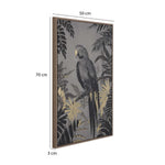 Parrot Wall Painting- Black