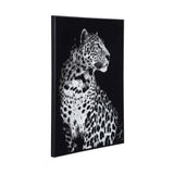 leopard Canvas Wall Painting- Black