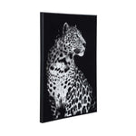 leopard Canvas Wall Painting- Black