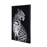 leopard Canvas Wall Painting- Black