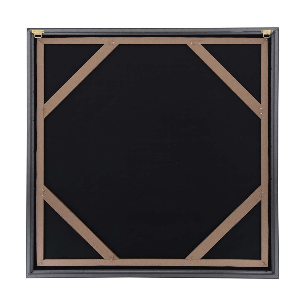 Lion Face Canvas Wall Painting- Black