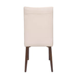 4 Seater Trava Marble Dining Set with Quado Base and Linzy Chairs- Travertine