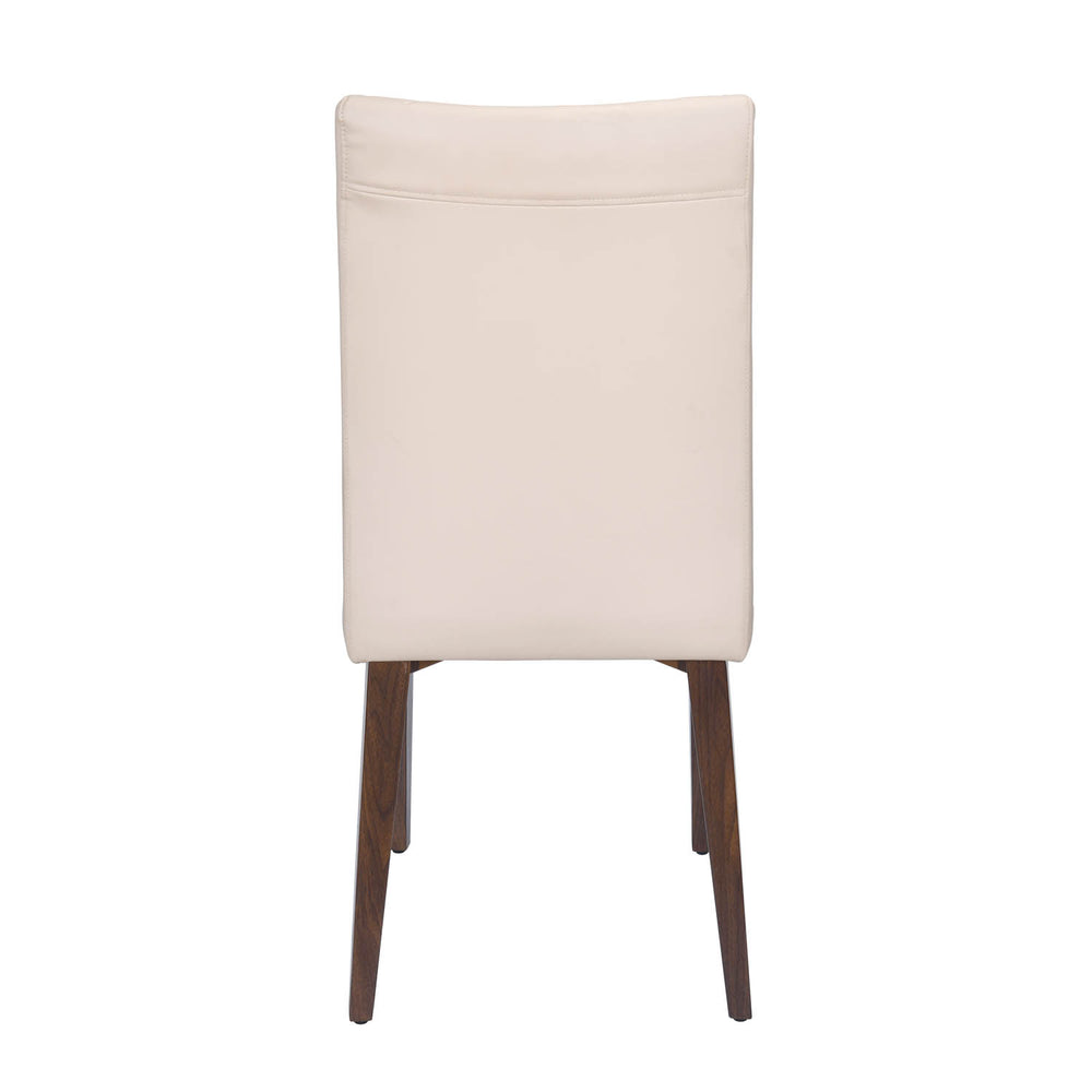 6 Seater Alune Ceramic Dining Set with Dexor Base and Linzy Chairs- Ash White