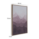 Mountain Crackle Paper Wall Painting- Multicolor
