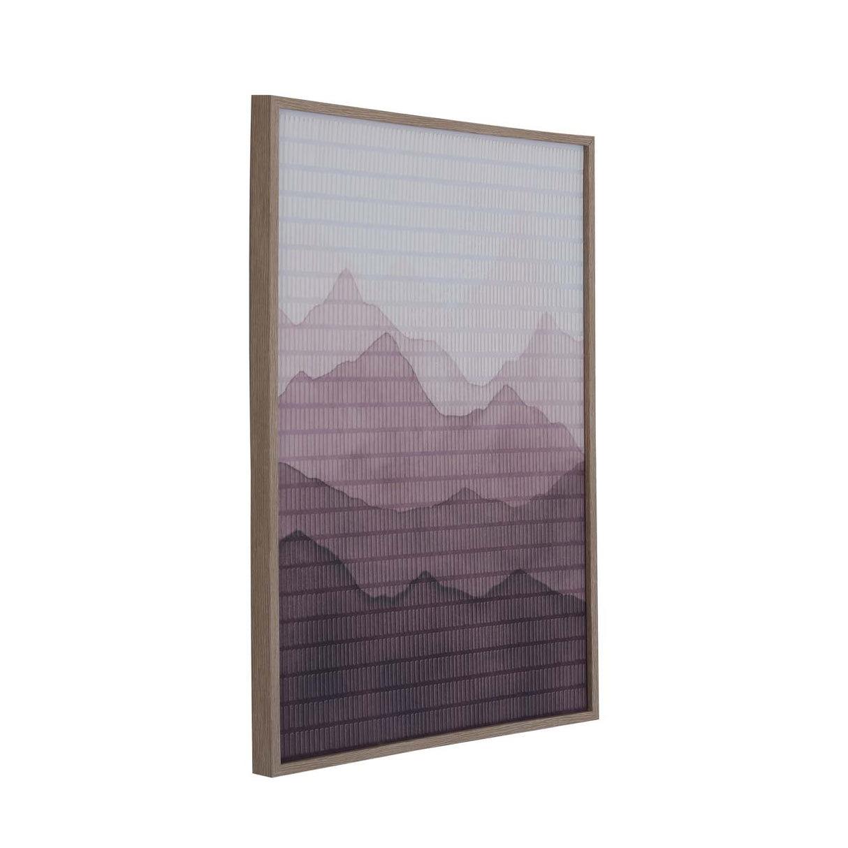 Mountain Crackle Paper Wall Painting- Multicolor