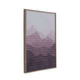 Mountain Crackle Paper Wall Painting- Multicolor