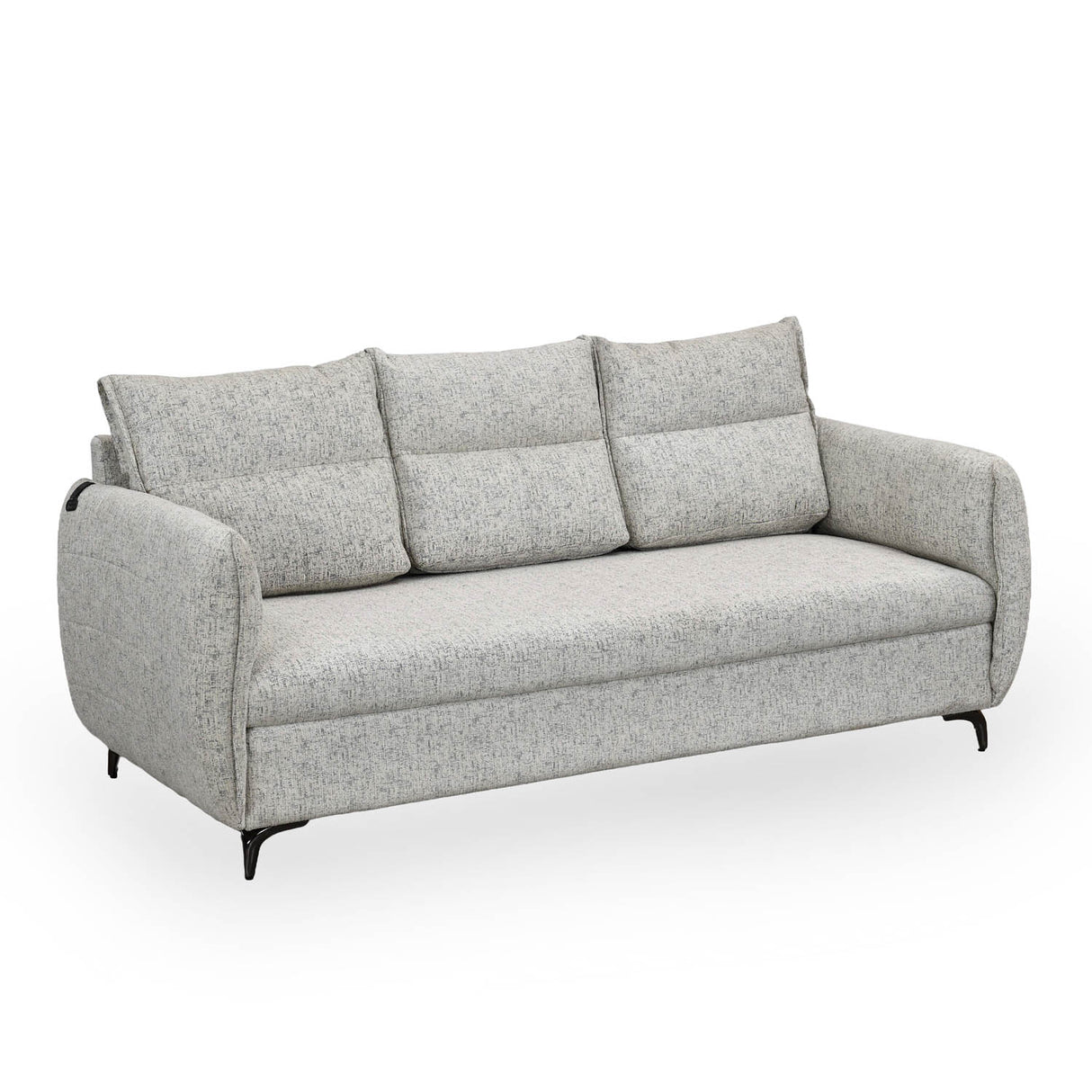 Infinia 3 Seater Fabric Sofa- Off White