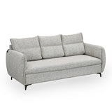 Infinia 3 Seater Fabric Sofa- Off White