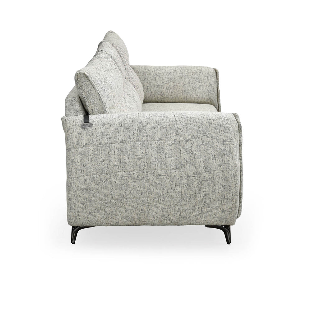 Infinia 3 Seater Fabric Sofa- Off White