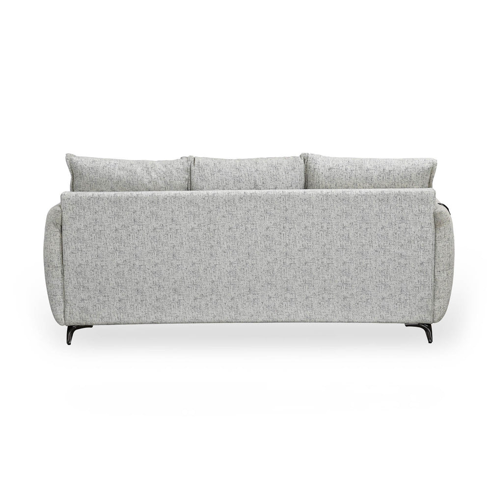 Infinia 3 Seater Fabric Sofa- Off White