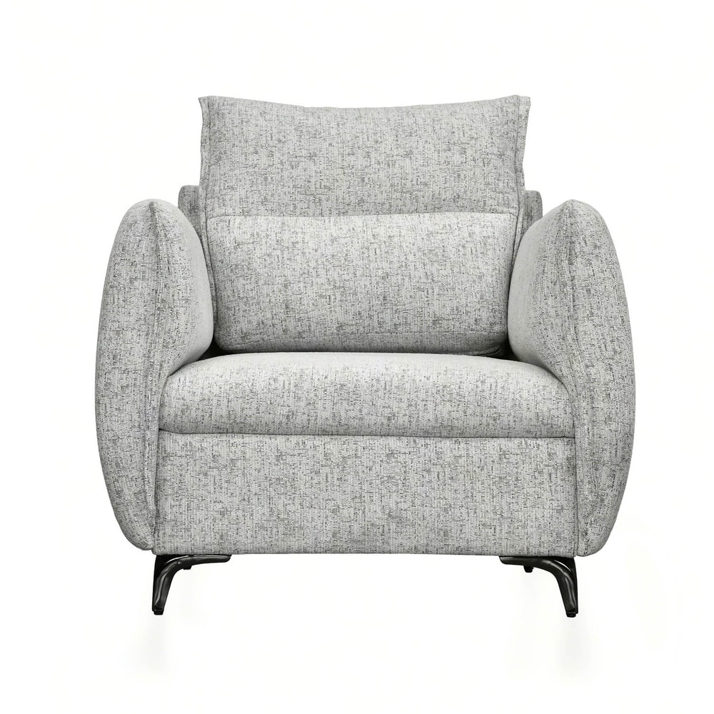 Infinia 1 Seater Fabric Sofa- Off White