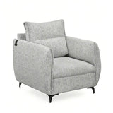 Infinia 1 Seater Fabric Sofa- Off White
