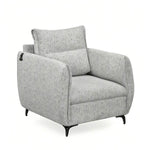 Infinia 1 Seater Fabric Sofa- Off White