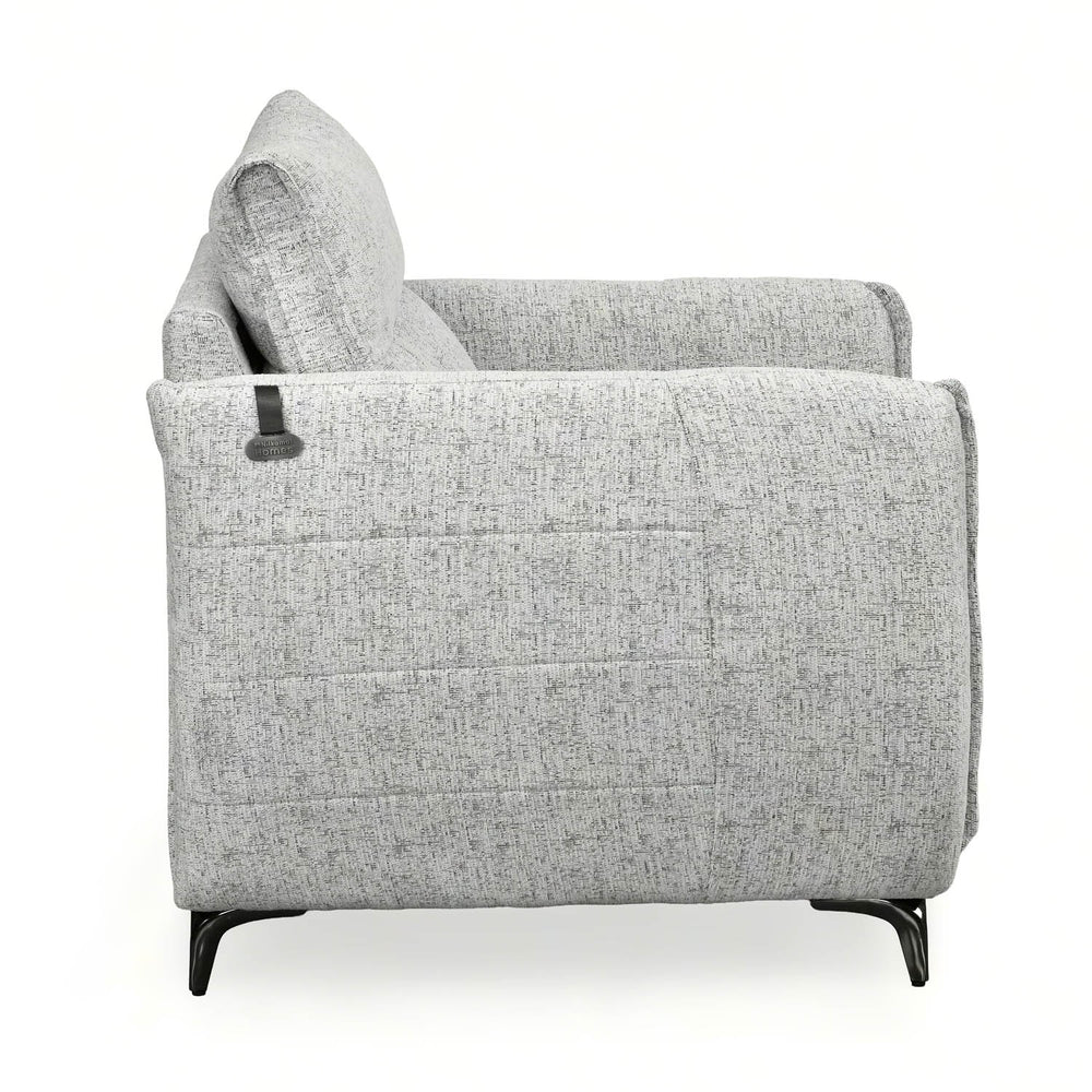 Infinia 1 Seater Fabric Sofa- Off White