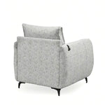 Infinia 1 Seater Fabric Sofa- Off White