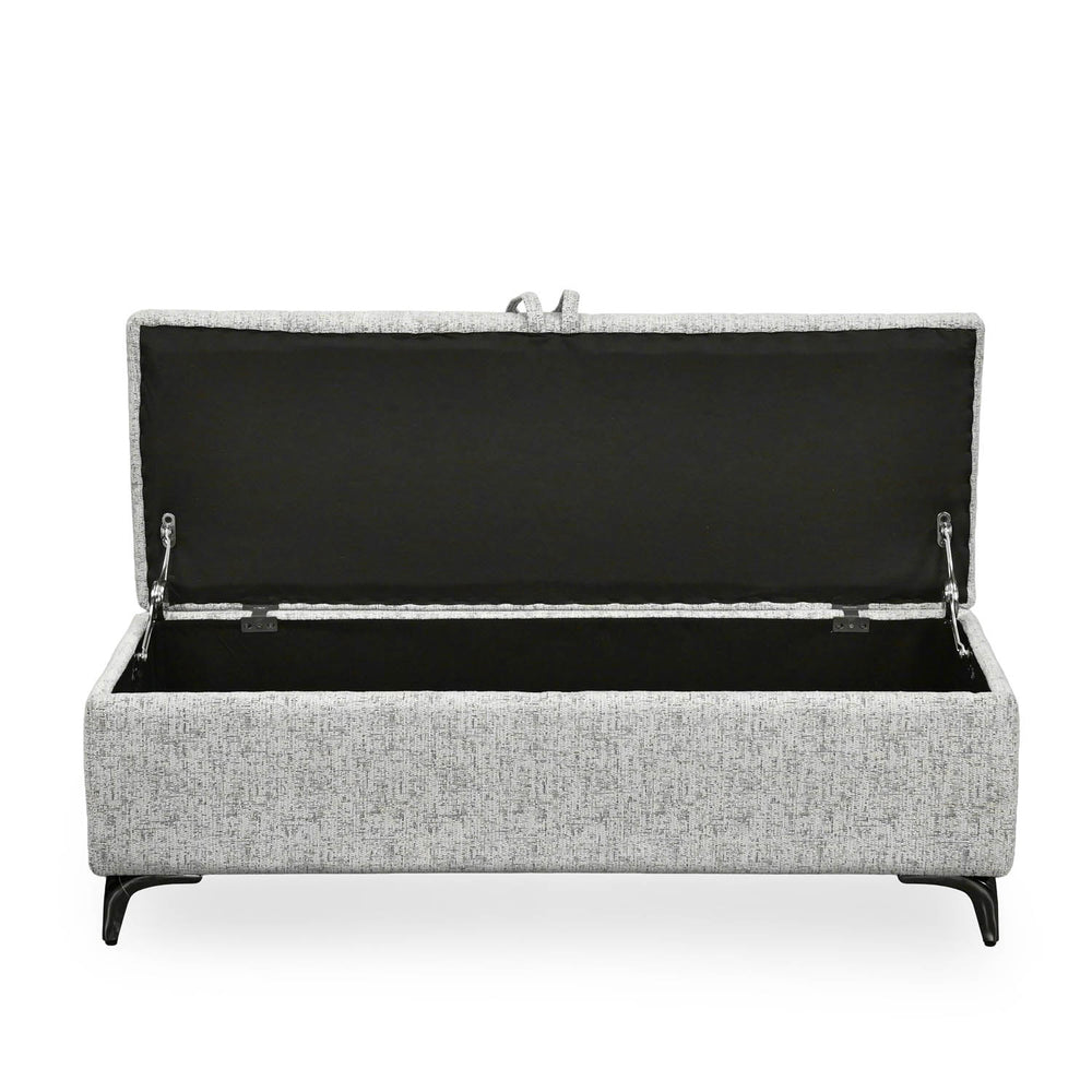Infinia 2 Seater Fabric Bench- Off White