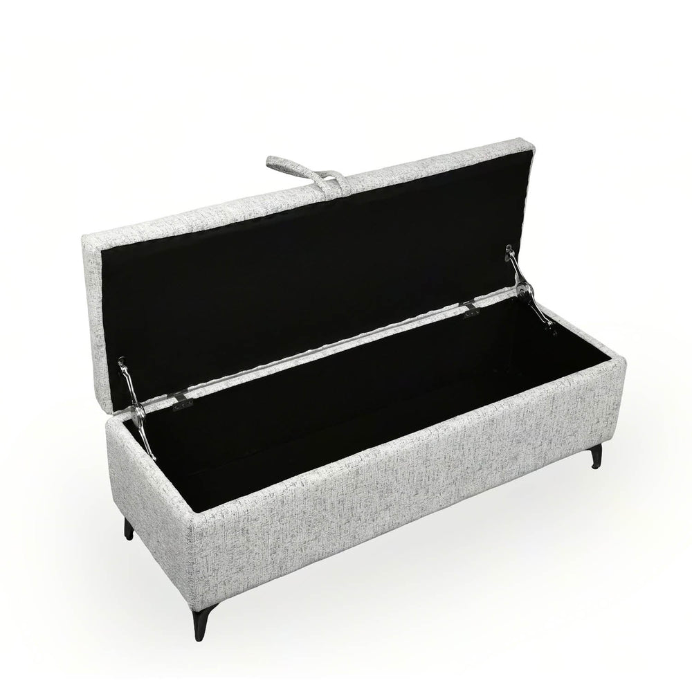 Infinia 2 Seater Fabric Bench- Off White
