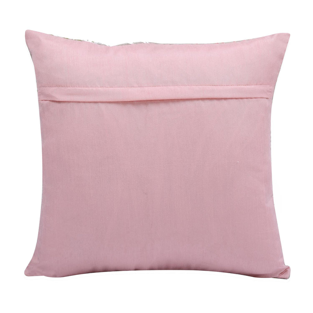Palm Leaf Cotton Cushion Cover- Multicolor