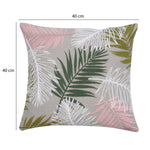 Palm Leaf Cotton Cushion Cover- Multicolor