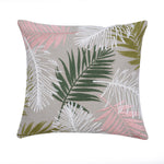 Palm Leaf Cotton Cushion Cover- Multicolor