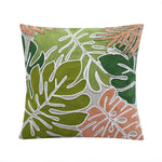 Palm Jungle Cotton Cushion Cover- Multicolor