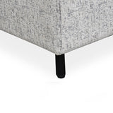Infinia Fabric Reversible Ottoman- Off White