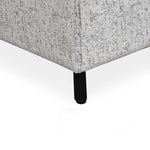 Infinia Fabric Reversible Ottoman- Off White
