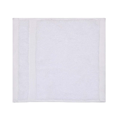 Cotton Zero Twist Face Towel- White