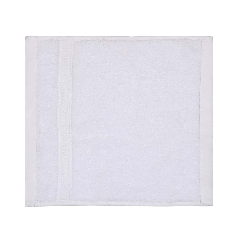 Cotton Zero Twist Face Towel- White