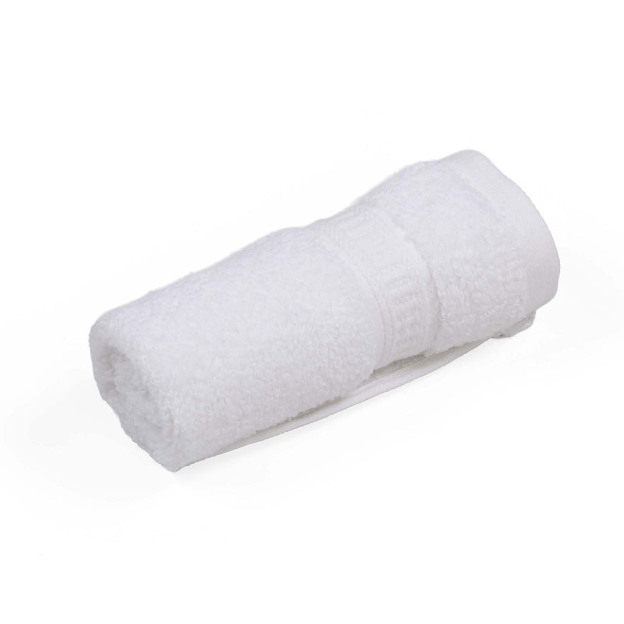 Cotton Zero Twist Face Towel- White
