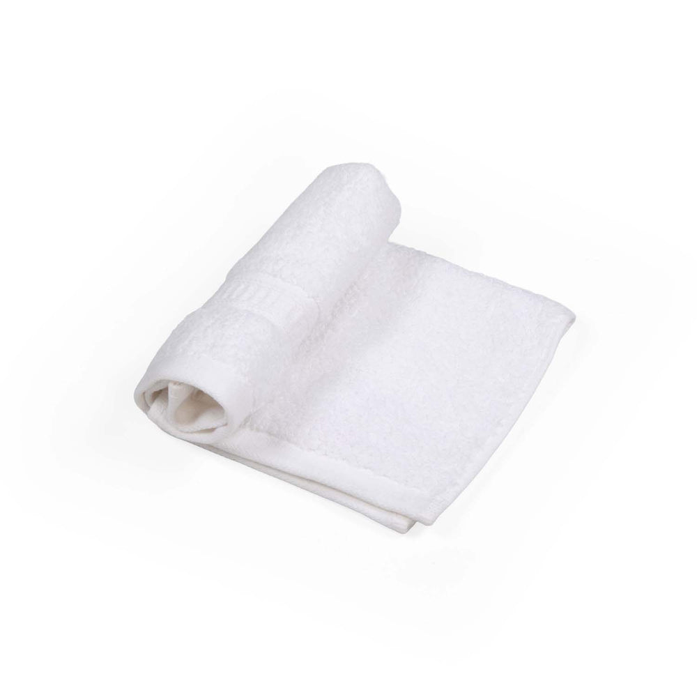 Cotton Zero Twist Face Towel- White