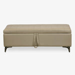 Infnia 2 Seater Leatherette Bench- Beige